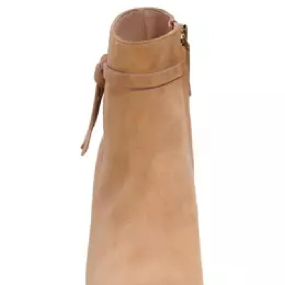 kate spade Light Fawn Knott Suede Side Bow Booties/NIB/9.5M - Picture 5 of 14